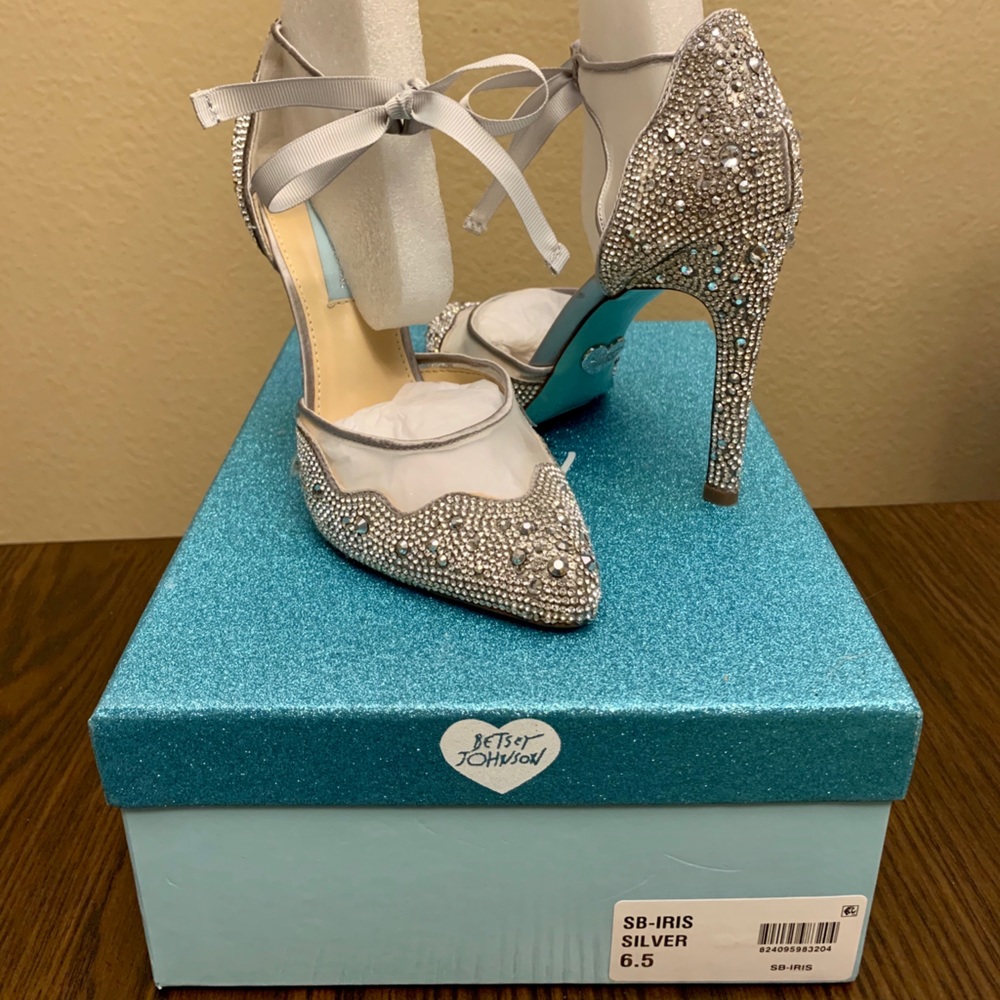 Betsey Johnson Embellished Pumps Gem